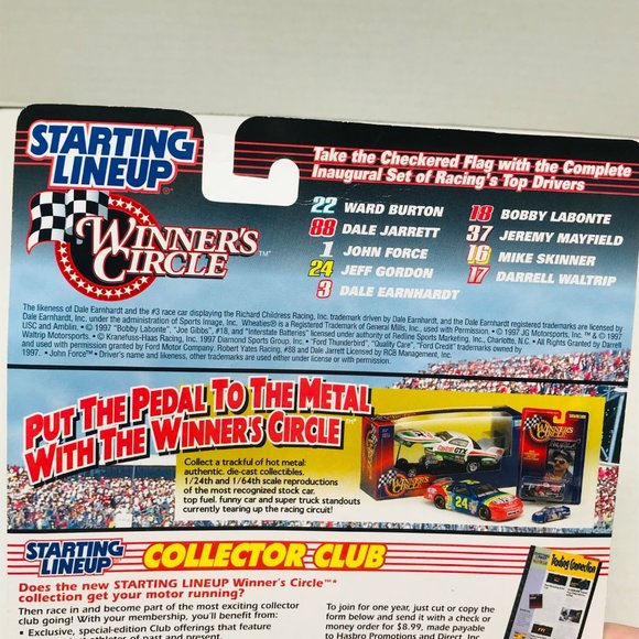 Vintage Starting Lineup Darrell Waltrip Figure Winners Circle 1997 With Card New - Picture 7 of 11